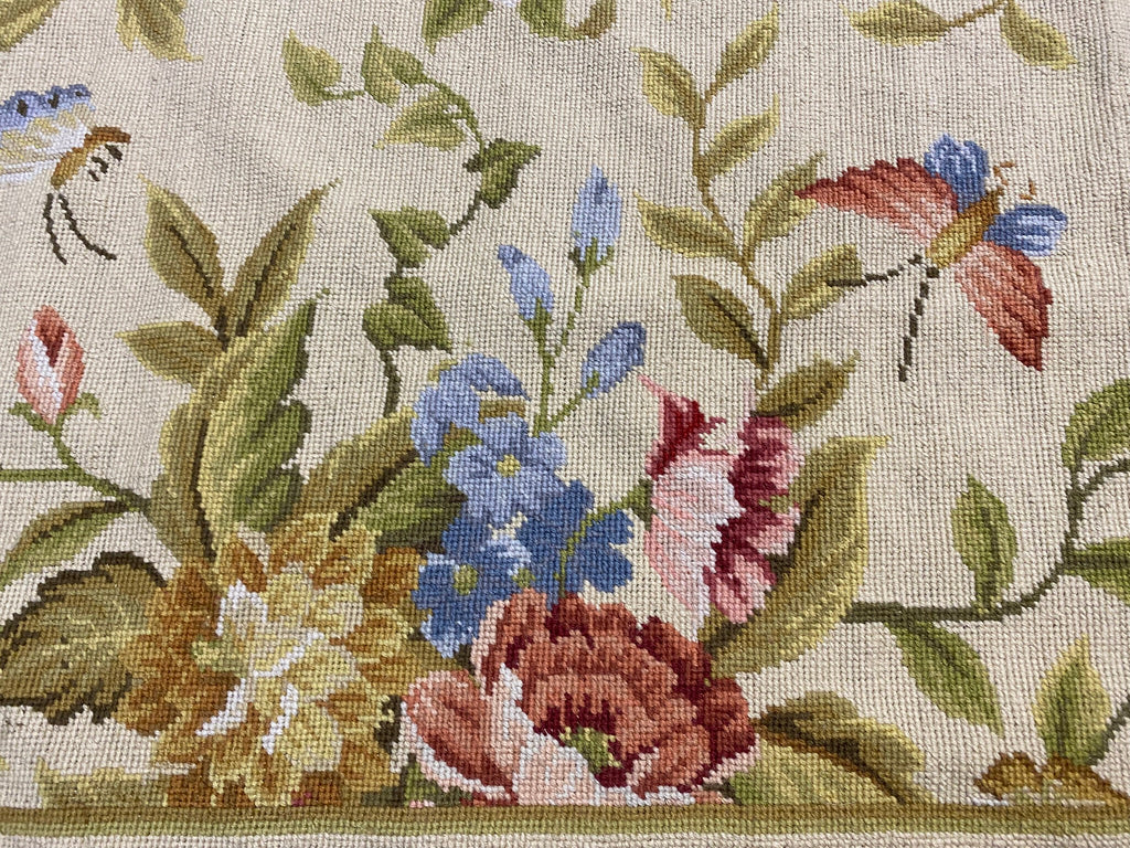 4.0 x 6.0  Needle Point Beautiful Spring Rug  #F-6910