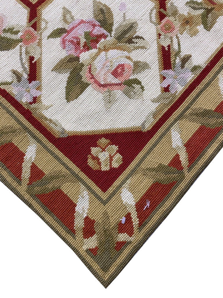 4.0 x 6.0  Needle Point Rug Beautiful #F-6911