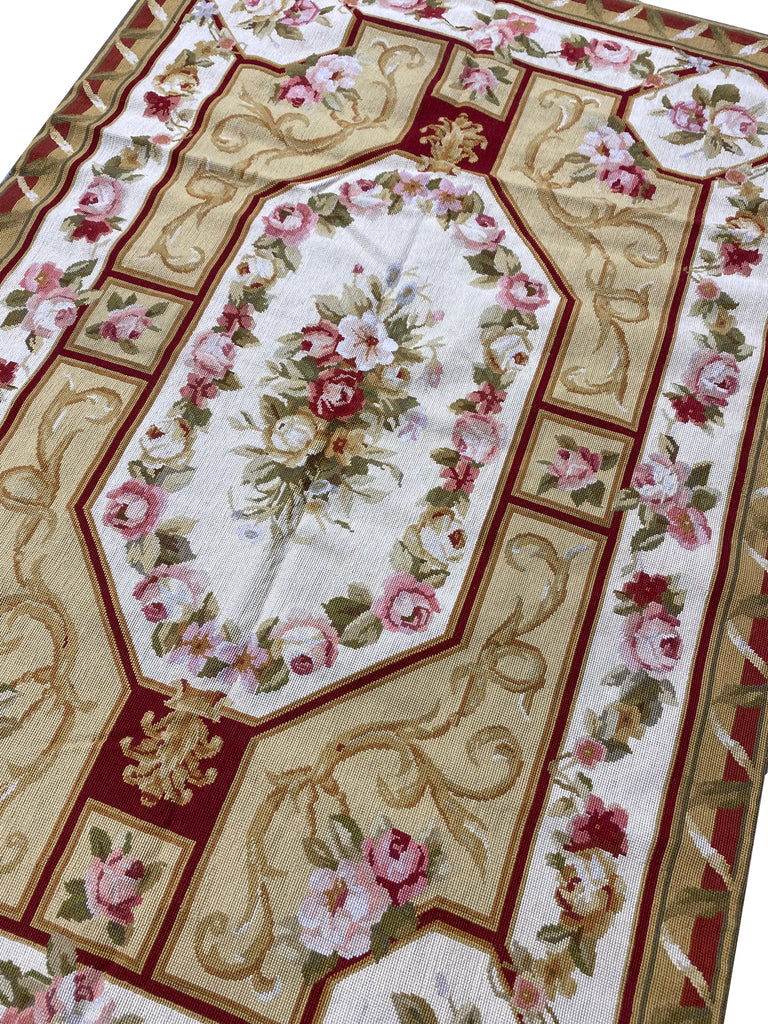 4.0 x 6.0  Needle Point Rug Beautiful #F-6911