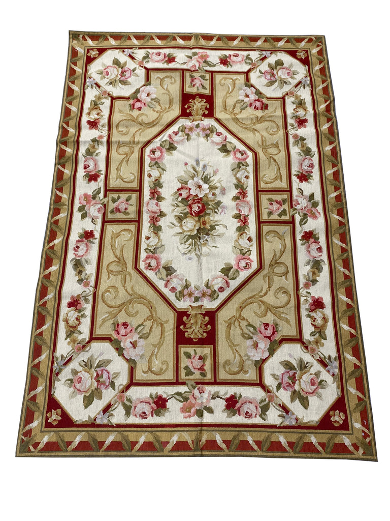 4.0 x 6.0  Needle Point Rug Beautiful #F-6911