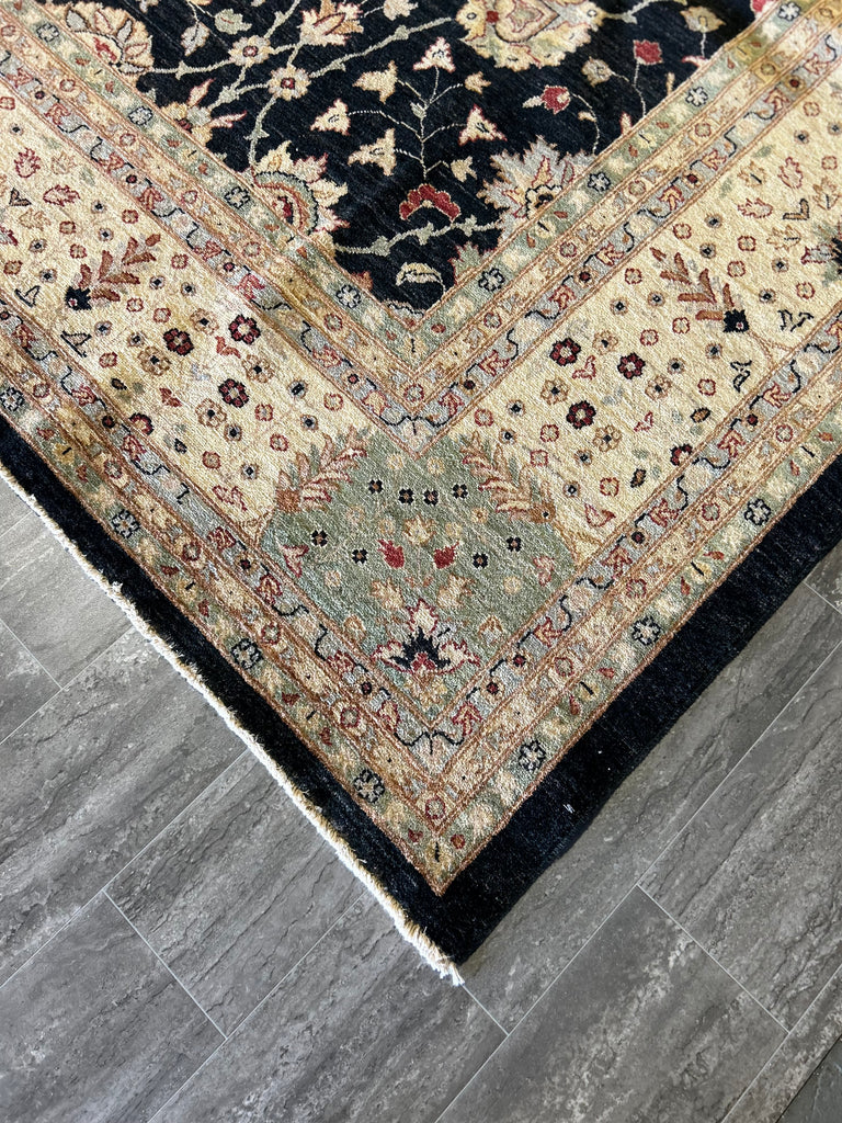 BLACK CHOBI PESHAWAR ZIGLER 10' x 14' Rug 11684