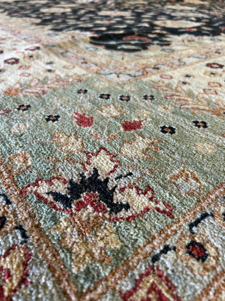 BLACK CHOBI PESHAWAR ZIGLER 10' x 14' Rug 11684