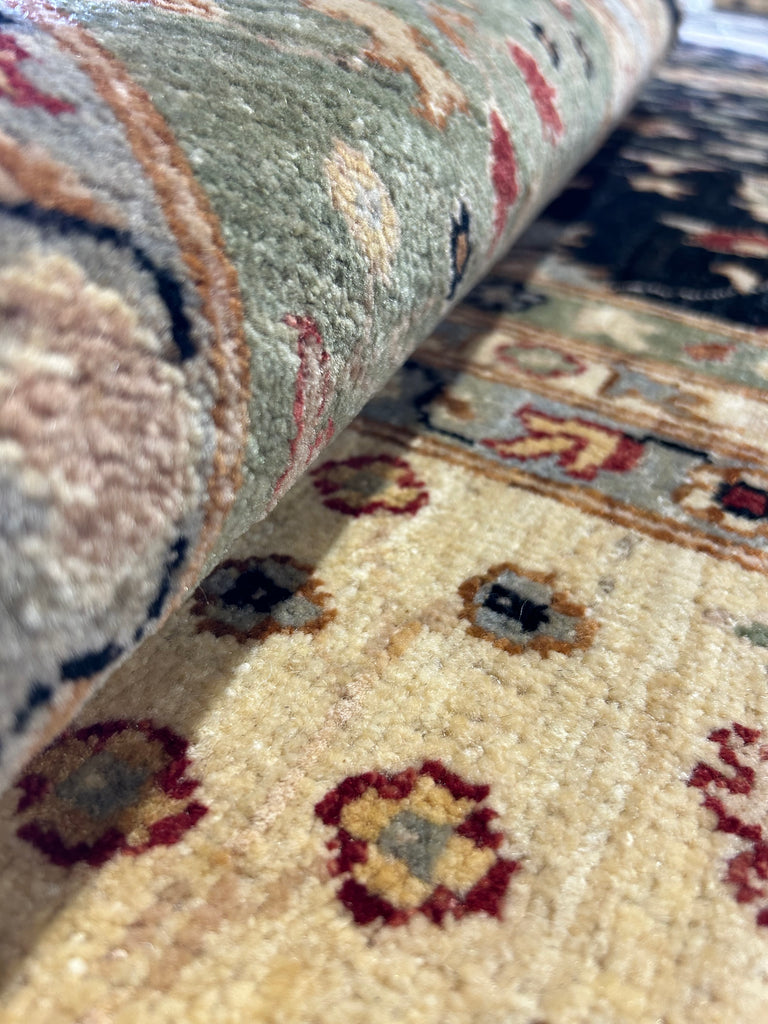 BLACK CHOBI PESHAWAR ZIGLER 10' x 14' Rug 11684