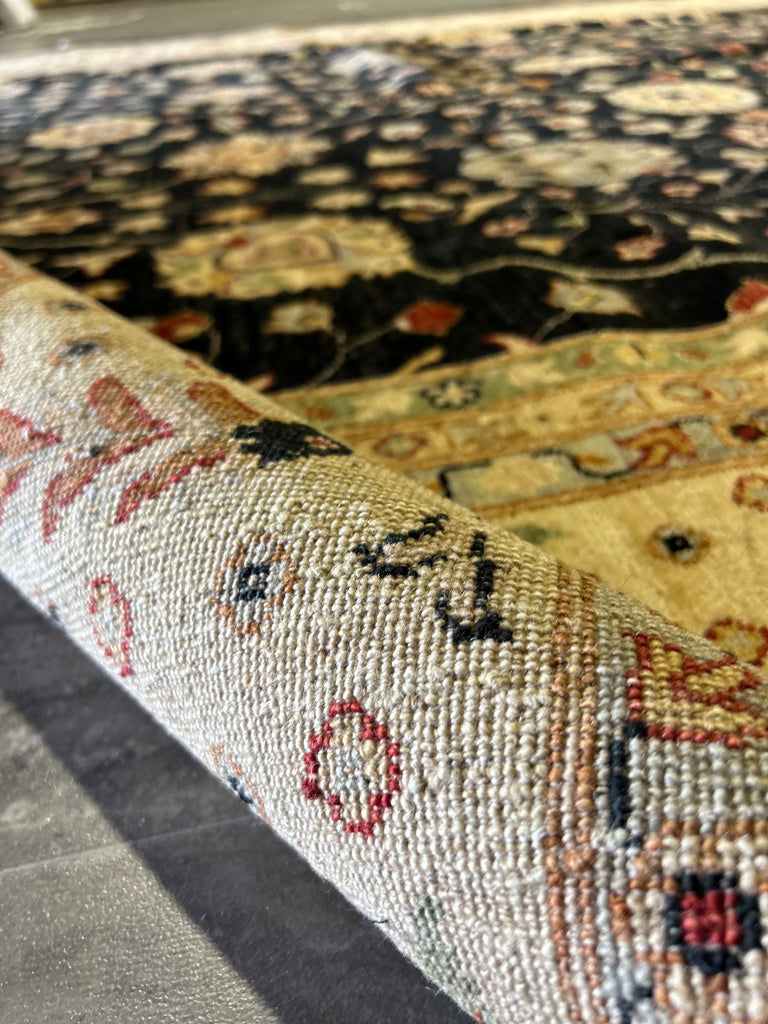 BLACK CHOBI PESHAWAR ZIGLER 10' x 14' Rug 11684