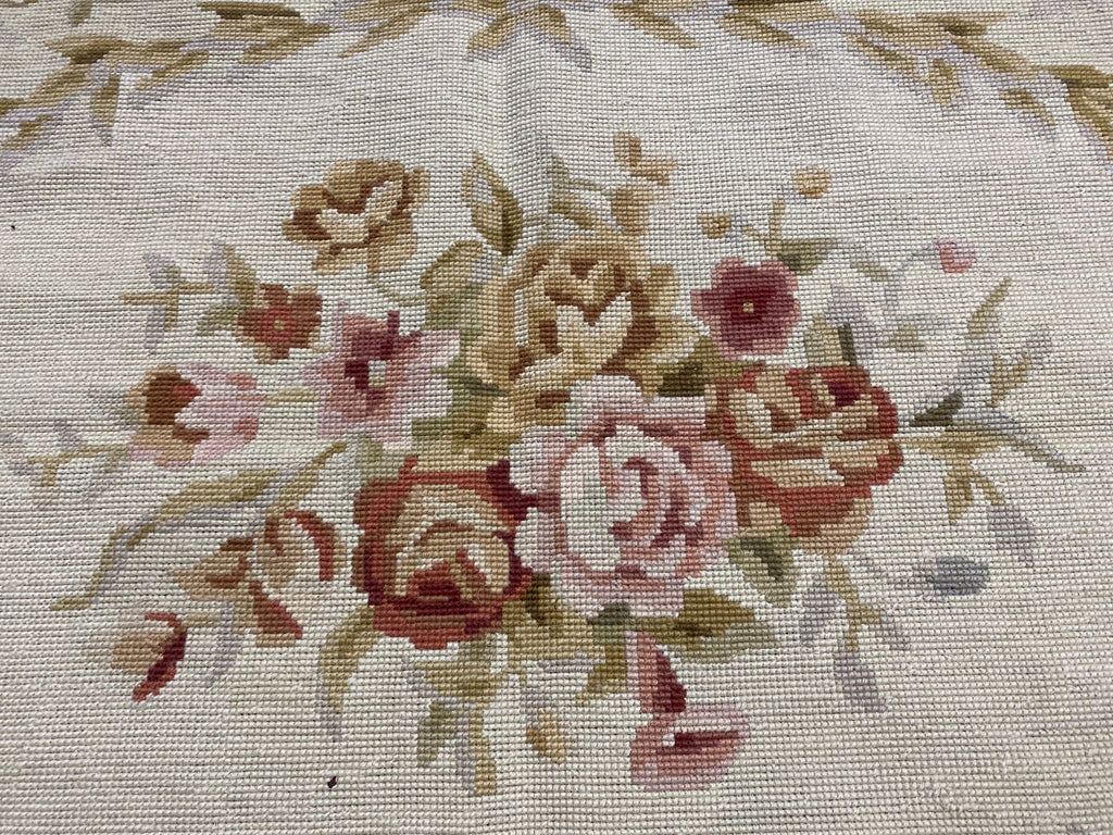 3.0 x 5.0 Needle Point French Aubusson Flat Weave Rug #F-6915