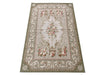 Load image into Gallery viewer, 4.0 x 6.0 Needle Point French Aubusson Rug Sage Green   #F-6916