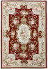Load image into Gallery viewer, 4.0 x 6.0 Fine Flat Aubusson Weave Rug French Aubusson BURGUNDY  #F-6918