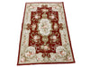 Load image into Gallery viewer, 4.0 x 6.0 Fine Flat Aubusson Weave Rug French Aubusson BURGUNDY  #F-6918