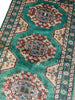 Load image into Gallery viewer, 3.2 x 5.9 GREEN Handmade Signed Jaldar Bokhara Rug Fine Silky Wool  #F-6919