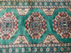 Load image into Gallery viewer, 3.2 x 5.9 GREEN Handmade Signed Jaldar Bokhara Rug Fine Silky Wool  #F-6919