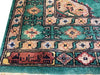 Load image into Gallery viewer, 3.2 x 5.9 GREEN Handmade Signed Jaldar Bokhara Rug Fine Silky Wool  #F-6919