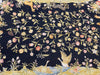 Load image into Gallery viewer, 6.0 x 9.0 Needle Point English Garden NICE ANIMALS BLACK  #F-6920