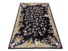 Load image into Gallery viewer, 6.0 x 9.0 Needle Point English Garden NICE ANIMALS BLACK  #F-6920