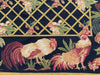 Load image into Gallery viewer, 5.0 x 8.0 Needle Point Rug Rooster BLACK  #F-6921