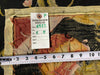Load image into Gallery viewer, 5.0 x 8.0 Tropical Needle Point Rug Deers Ducks BLACK  #F-6922