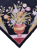 Load image into Gallery viewer, 5.0 x 8.0 Tropical Needle Point Rug Deers Ducks BLACK  #F-6922