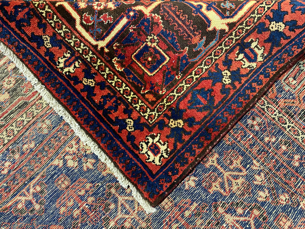 10.6 x 13.6 Persian Mahal Joshagan Wool Rug #F-6923