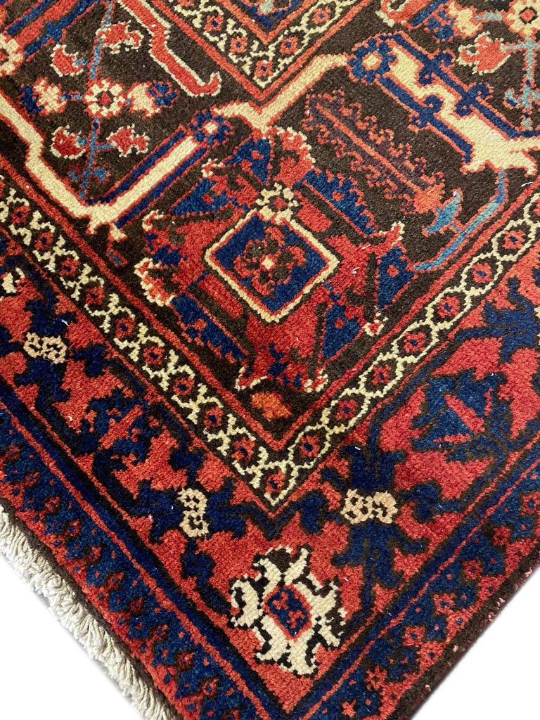 10.6 x 13.6 Persian Mahal Joshagan Wool Rug #F-6923