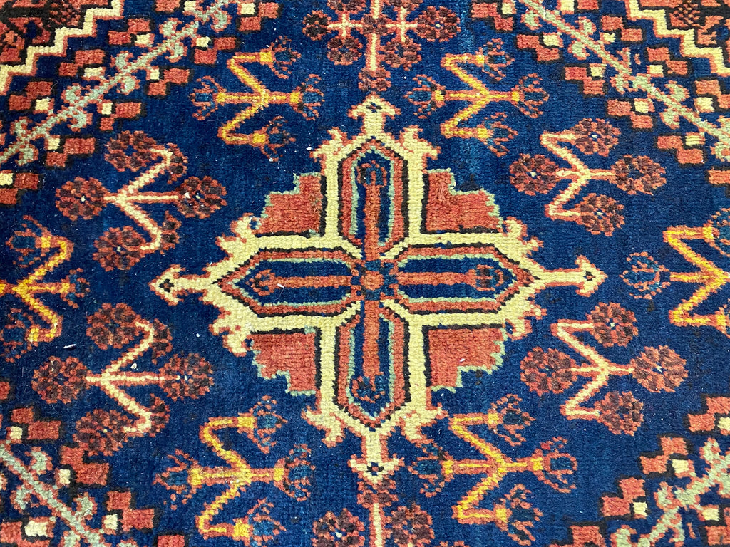 10.6 x 13.6 Persian Mahal Joshagan Wool Rug #F-6923