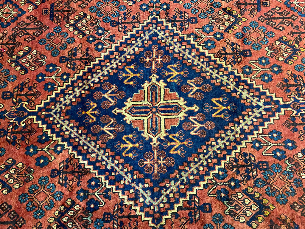 10.6 x 13.6 Persian Mahal Joshagan Wool Rug #F-6923