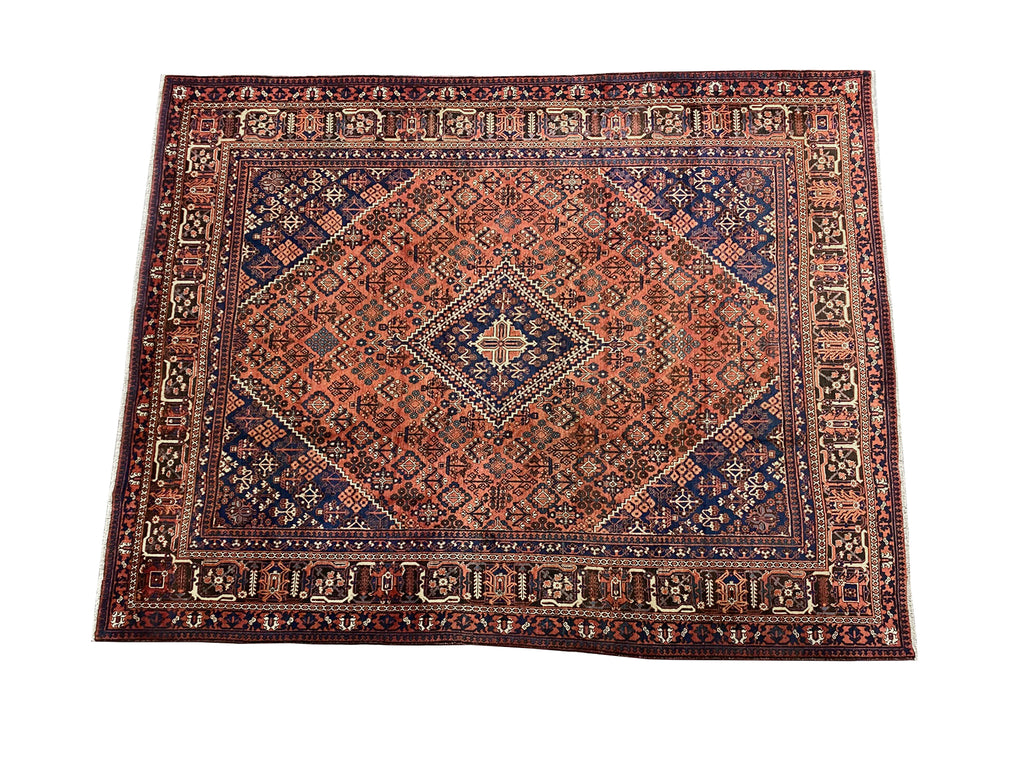 10.6 x 13.6 Persian Mahal Joshagan Wool Rug #F-6923