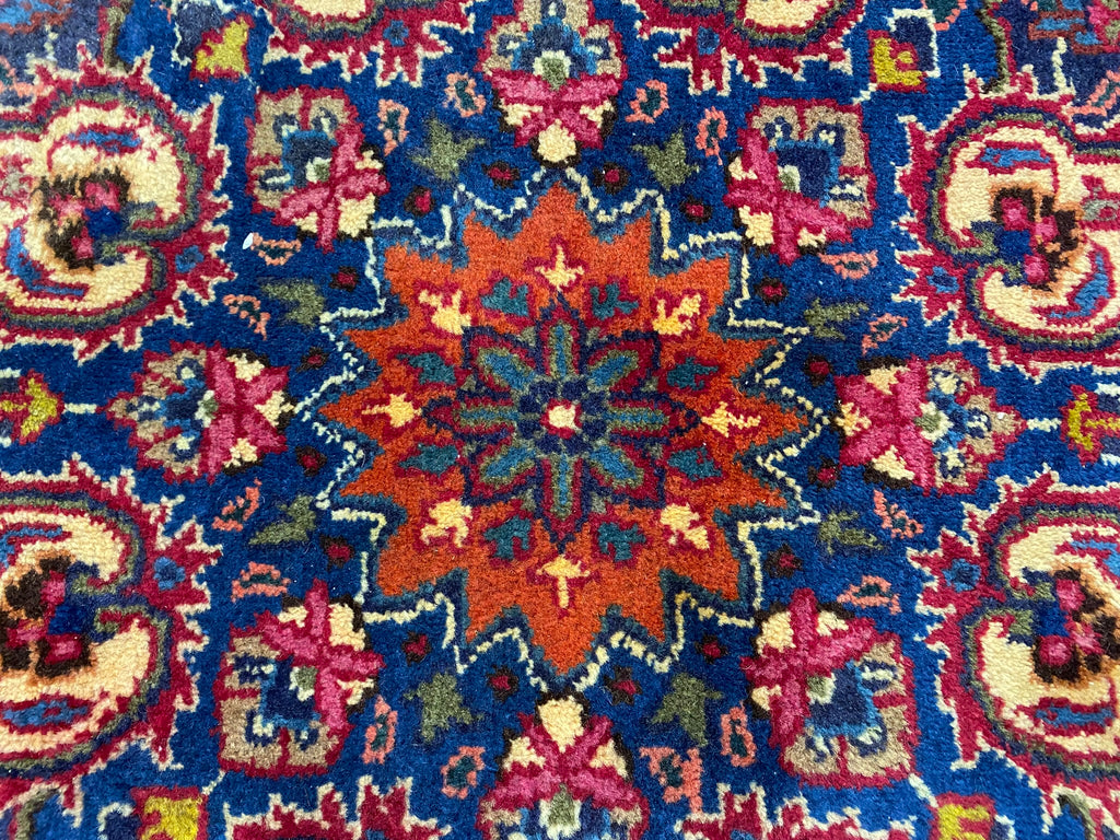 9.8 x 13.0 Authentic Persian Handmade Wool Rug Rich Burgundy  #F-6926