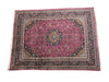 Load image into Gallery viewer, 9.7 x 12.9 Persian Handmade Wool Kashan rug ROSE BERRY RED #F-6927
