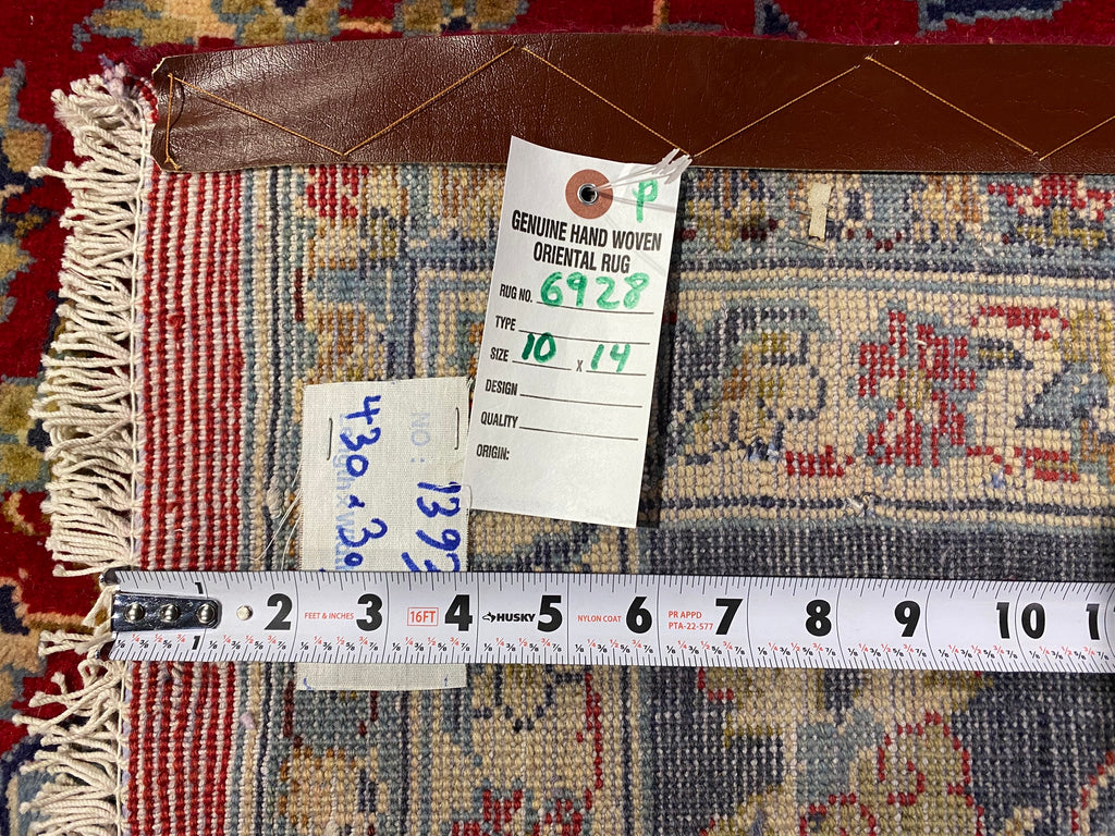 10.0 x 14.0 Persian Esfahan Najafabad Wool Handmade Rug #F-6928