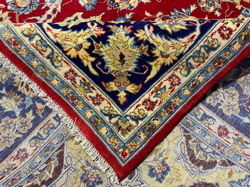 10.0 x 14.0 Persian Esfahan Najafabad Wool Handmade Rug #F-6928