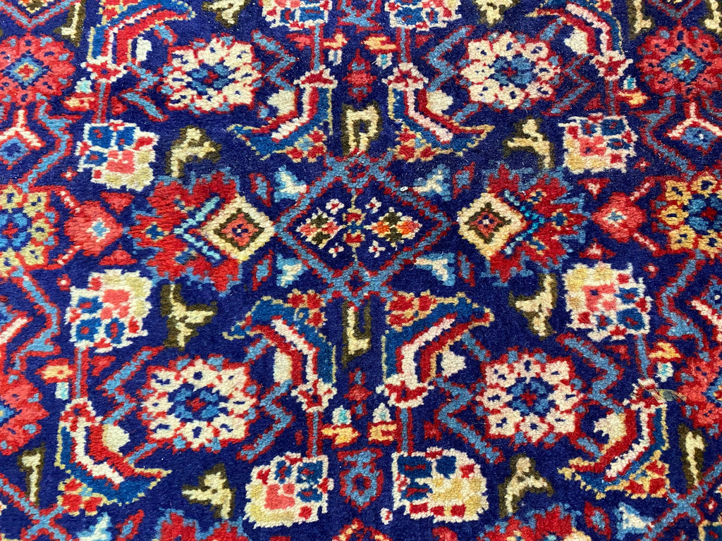 9.6 x 13.0 Persian Herati Mahi Tabriz Mahal Wool Rug #F-6930