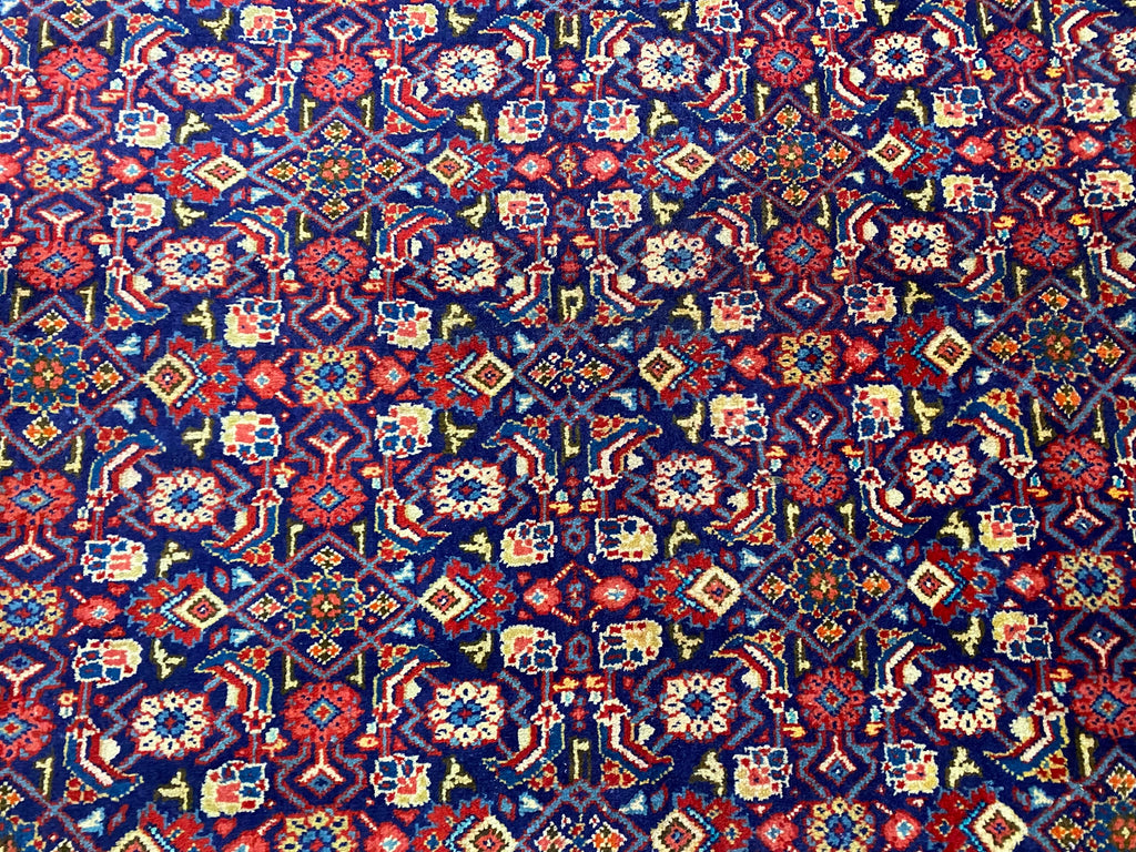 9.6 x 13.0 Persian Herati Mahi Tabriz Mahal Wool Rug #F-6930
