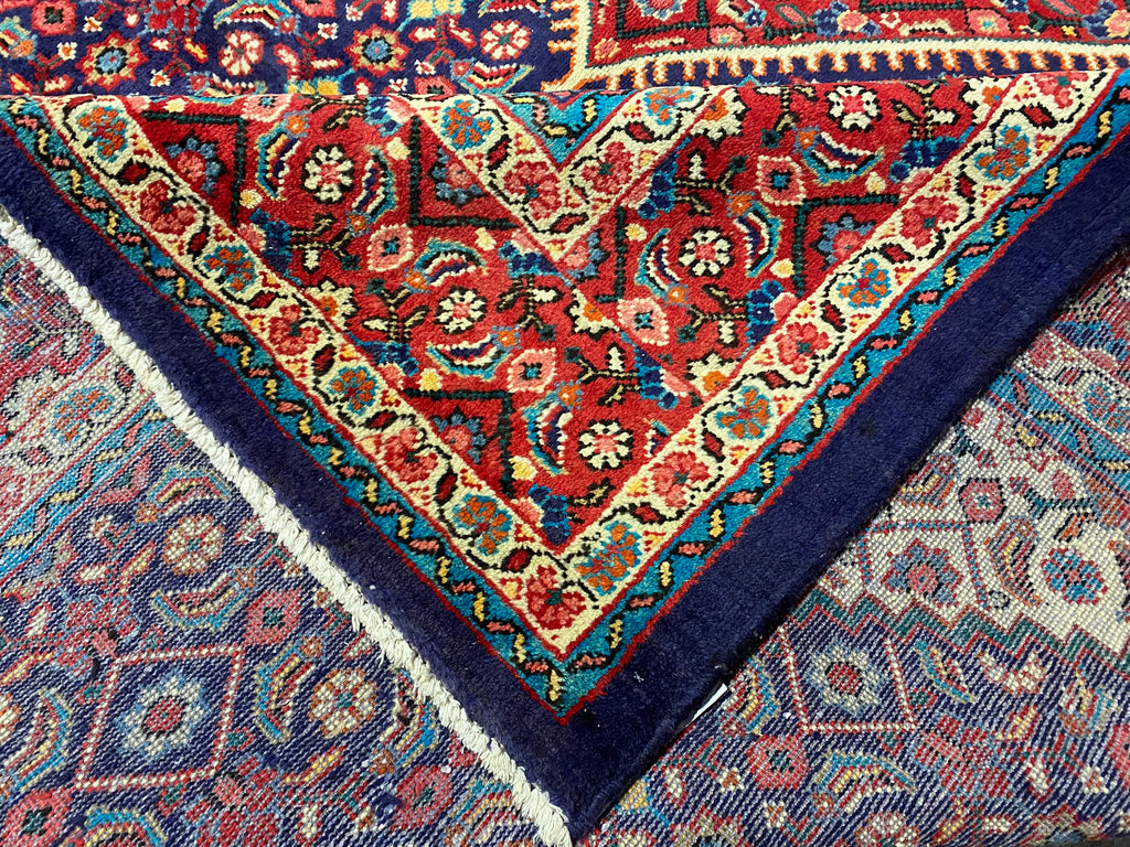 9.8 x 13.5 Persian Handmade Wool Tribal Mahal Rug #F-6932