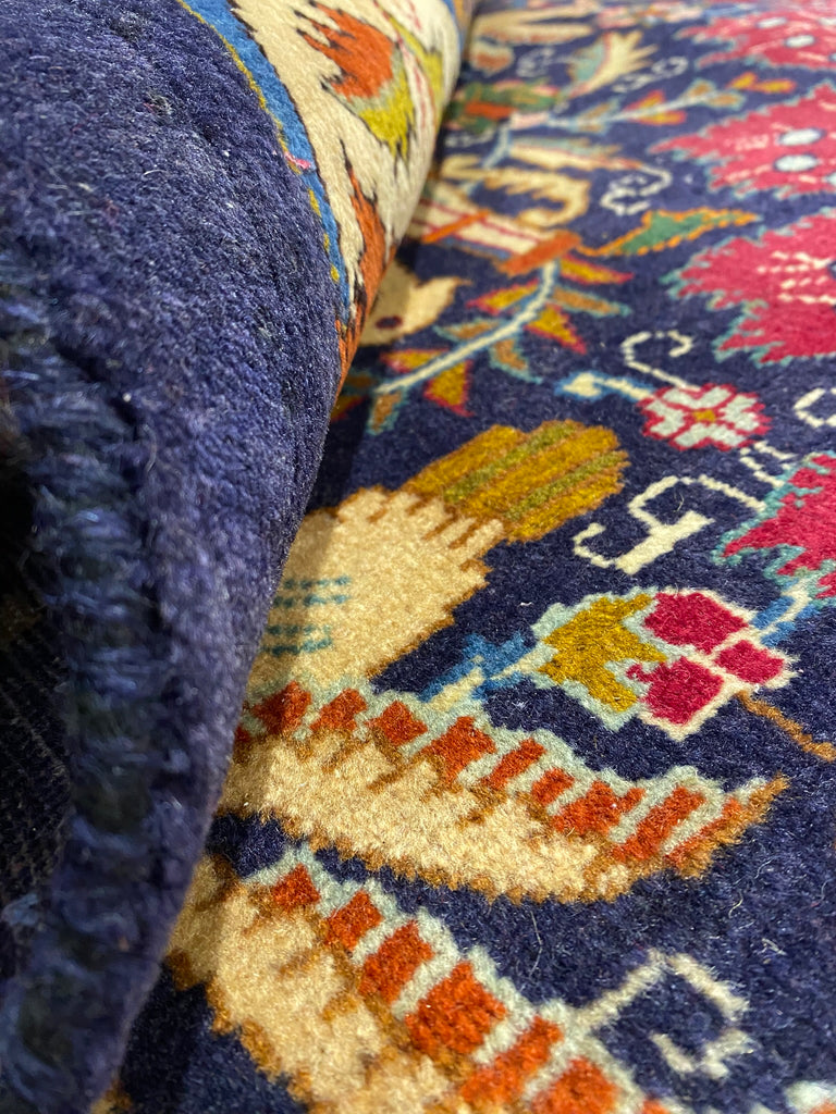 9.9 x 13.0 Persian Kashmar Rug Exotic Zirkhaki Iran Carpet  #F-6933