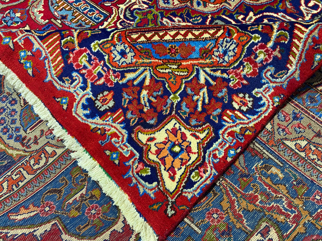 9.8 x 12.7 Amazing Exotic Pattern Persian Kashmar Rug  #F-6934