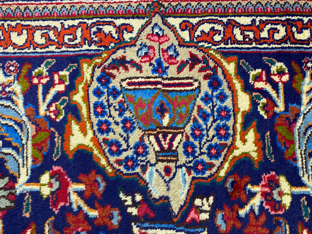 9.8 x 12.7 Amazing Exotic Pattern Persian Kashmar Rug  #F-6934