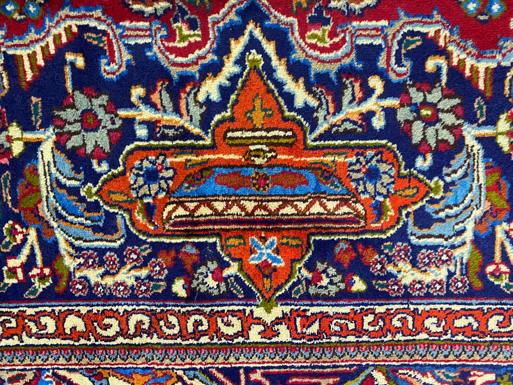 9.8 x 12.7 Amazing Exotic Pattern Persian Kashmar Rug  #F-6934