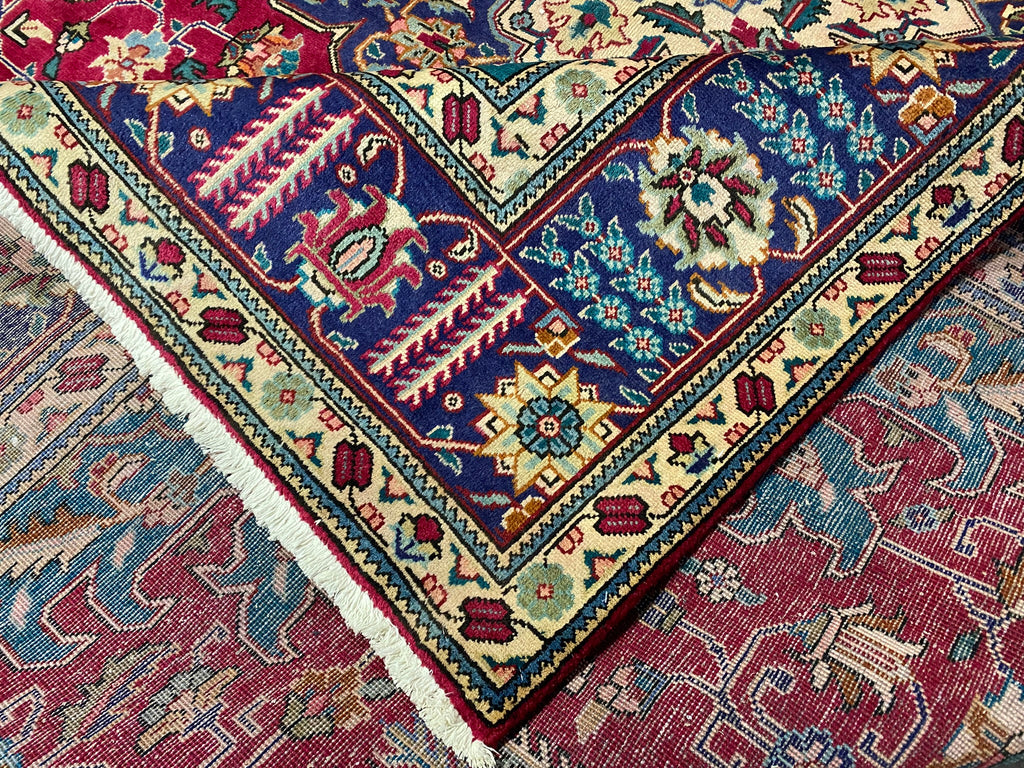 9.9 x 13.0 Persian Wool Handmade Tabriz Rug #F-6936