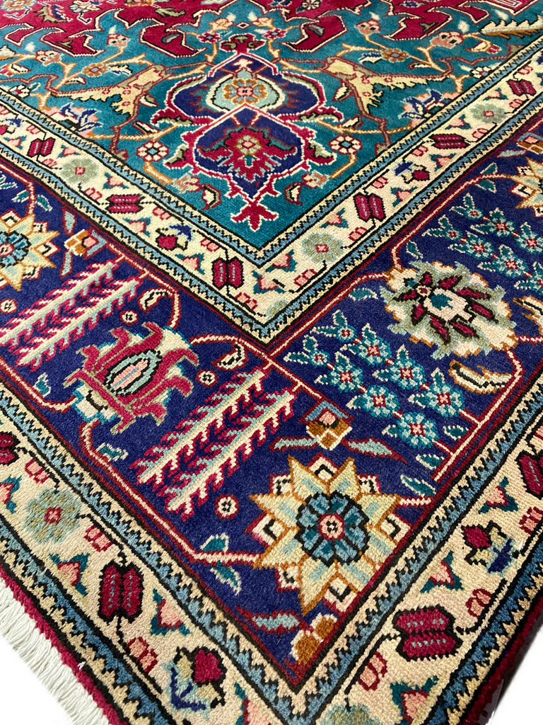 9.9 x 13.0 Persian Wool Handmade Tabriz Rug #F-6936