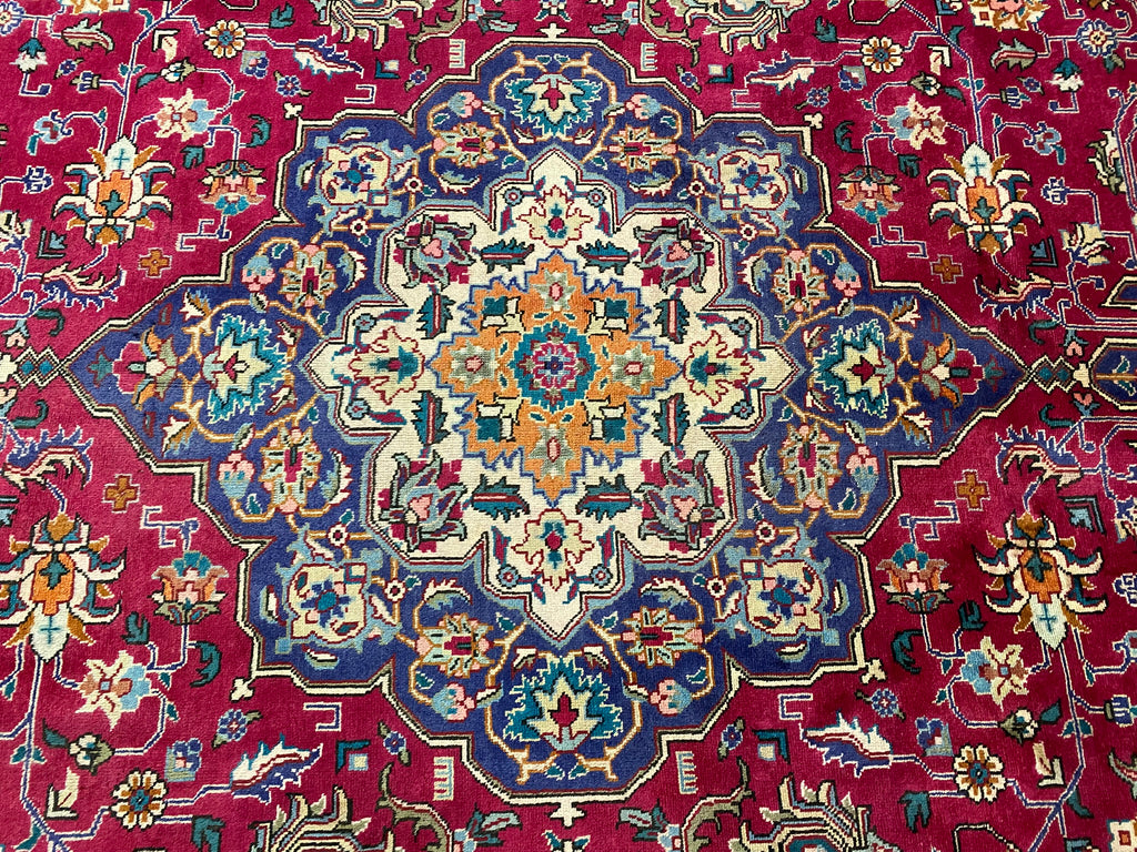 9.9 x 13.0 Persian Wool Handmade Tabriz Rug #F-6936