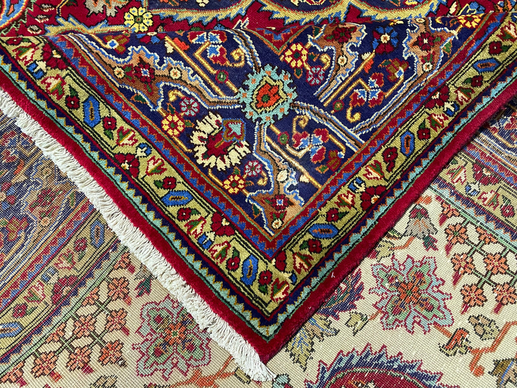 10.0 x 13.0 Authentic Persian Tabriz Rug Handmade IRAN Wool #F-6937