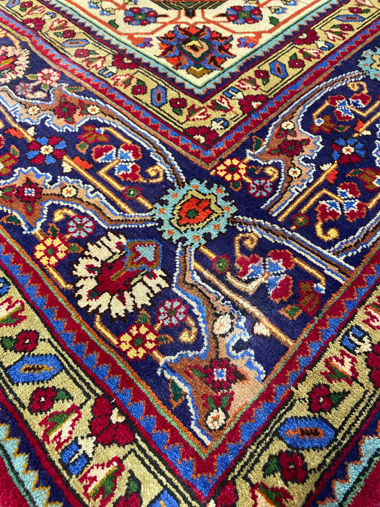 10.0 x 13.0 Authentic Persian Tabriz Rug Handmade IRAN Wool #F-6937