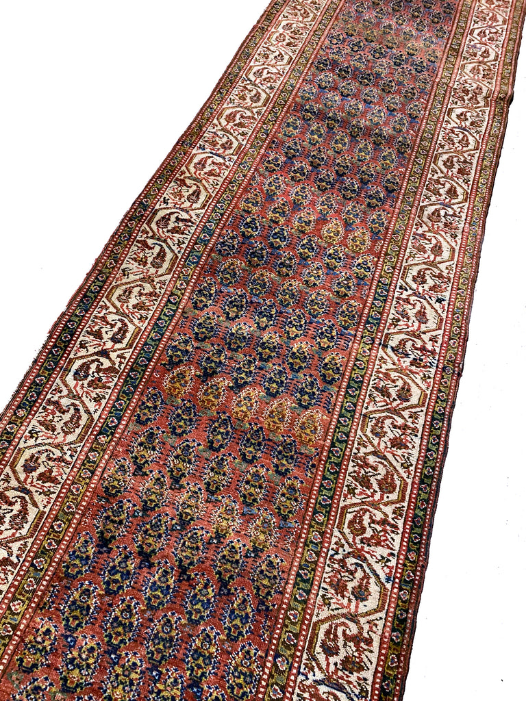3.4 x 17.2 Long Antique Persian Runner  #F-6938