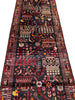 Load image into Gallery viewer, 4.0 x 10.7 Persian Tribal Wool Runner #F-6939
