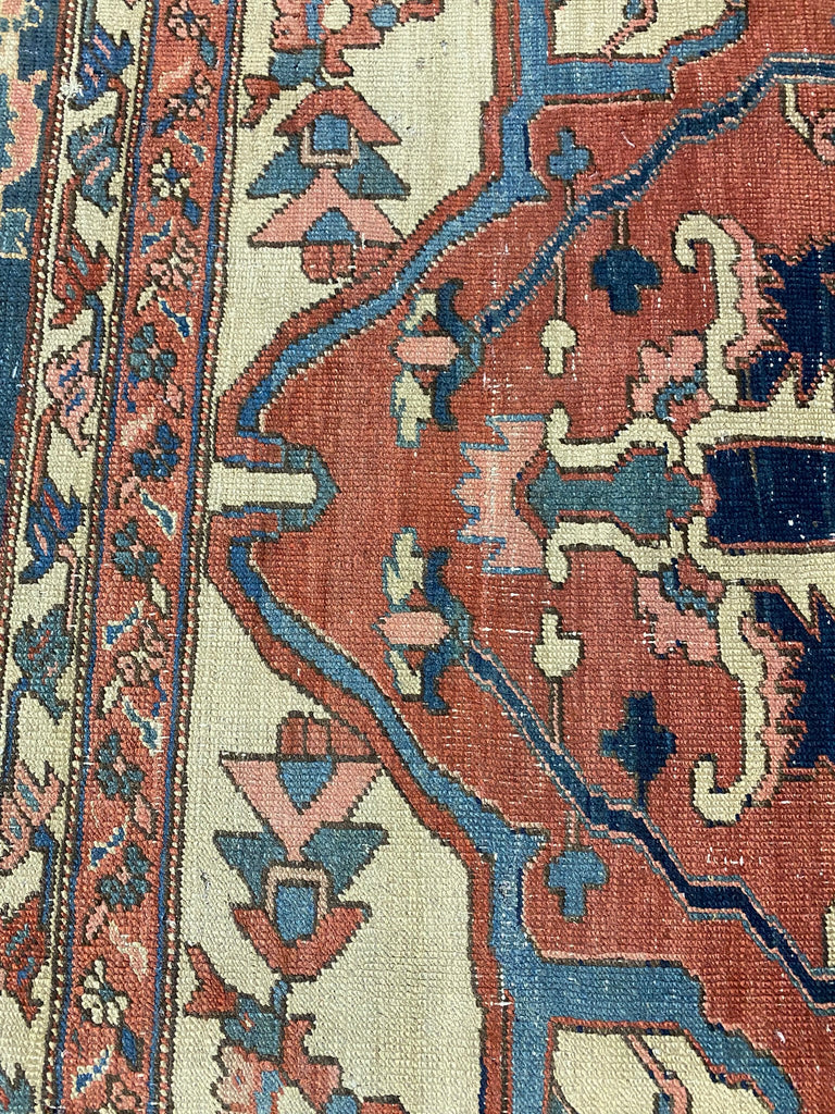 3.0 x 12.2 Antique Runner Serapi Cut Piece    #F-6940