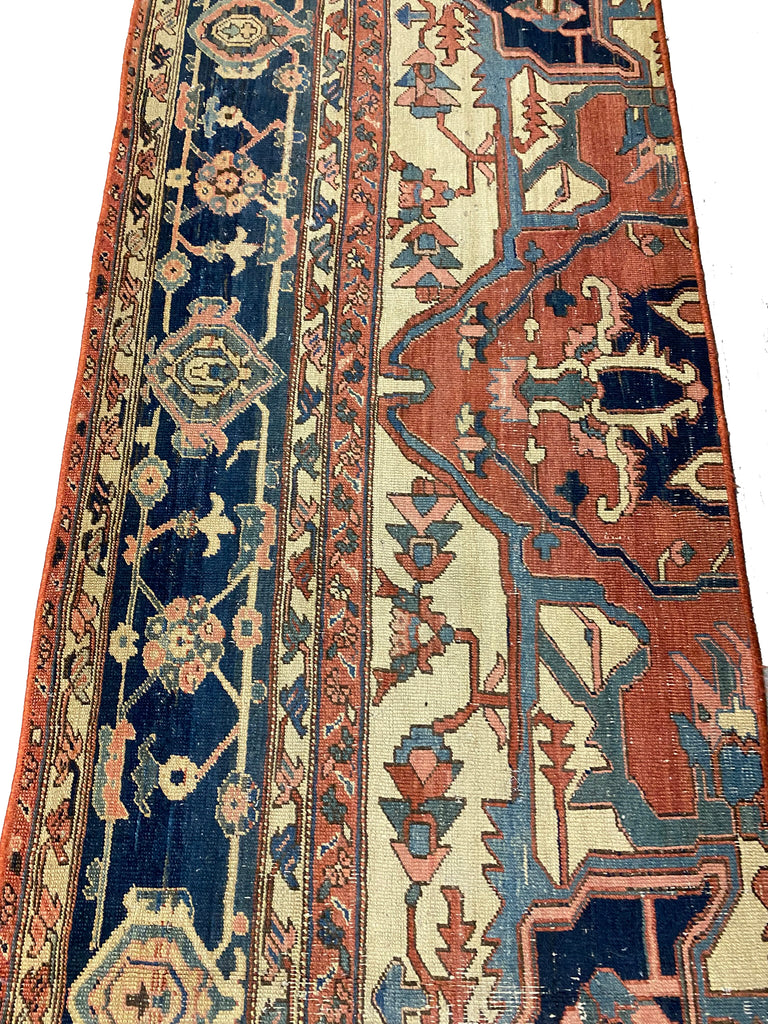 3.0 x 12.2 Antique Runner Serapi Cut Piece    #F-6940