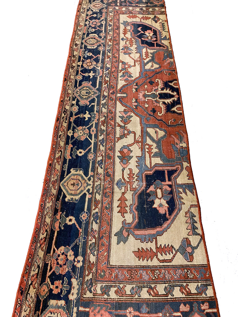 3.0 x 12.2 Antique Runner Serapi Cut Piece    #F-6940