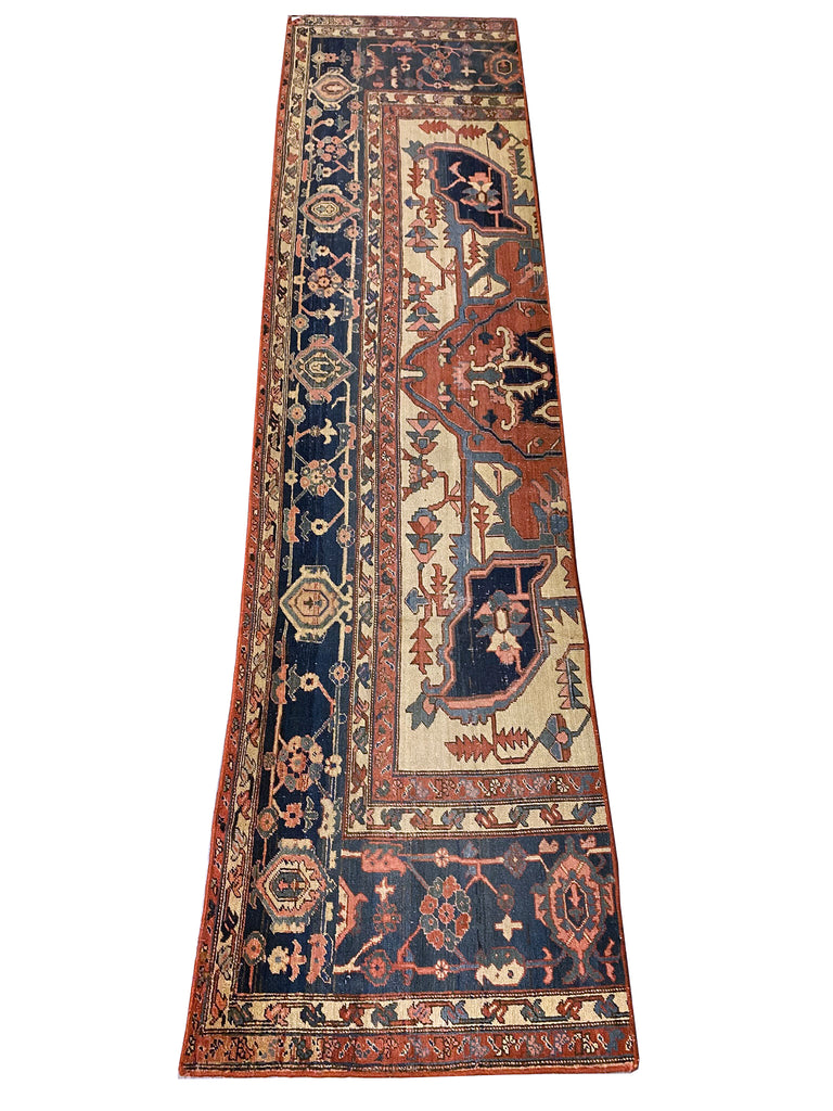 3.0 x 12.2 Antique Runner Serapi Cut Piece    #F-6940