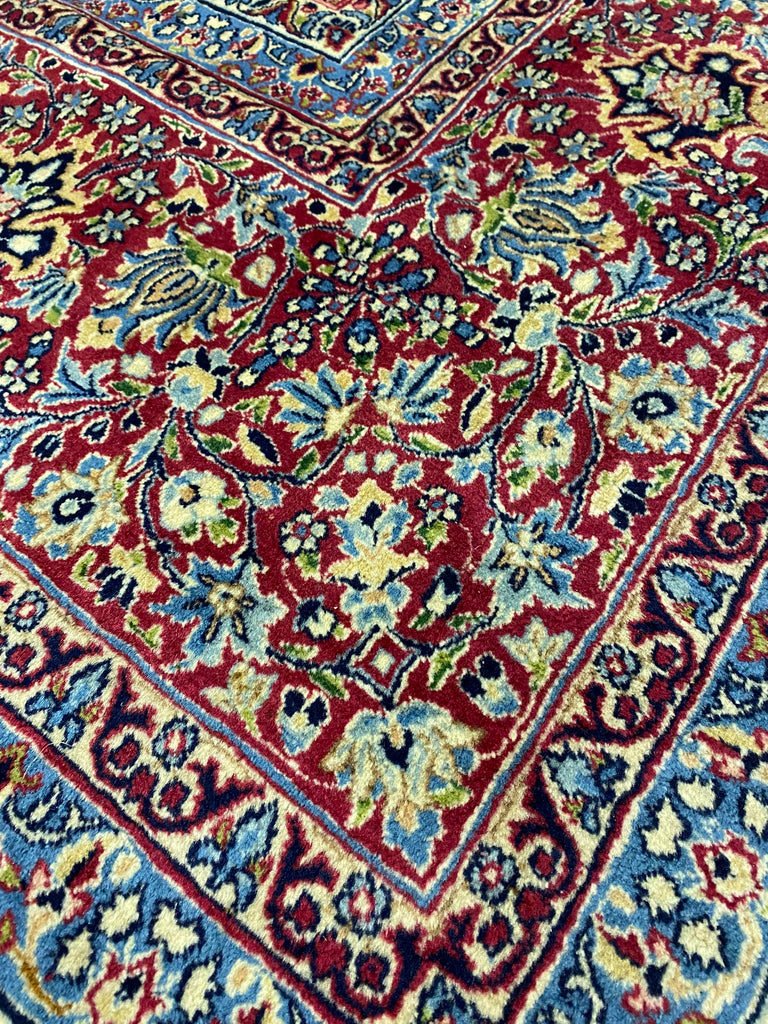 11’4’’ x 16’10’’ Large Persian Tabriz Rug – Handmade Fine Wool Floral Medallion Rug #PIX-11474