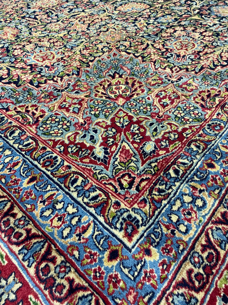 11’4’’ x 16’10’’ Large Persian Tabriz Rug – Handmade Fine Wool Floral Medallion Rug #PIX-11474