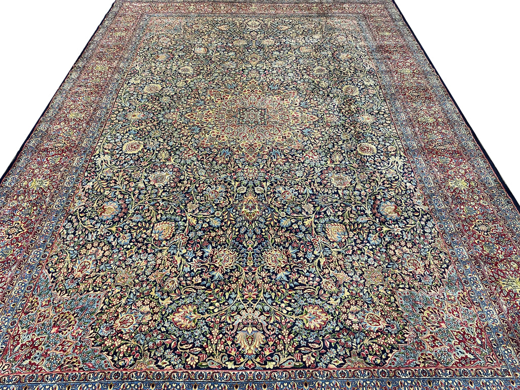 11’4’’ x 16’10’’ Large Persian Tabriz Rug – Handmade Fine Wool Floral Medallion Rug #PIX-11474